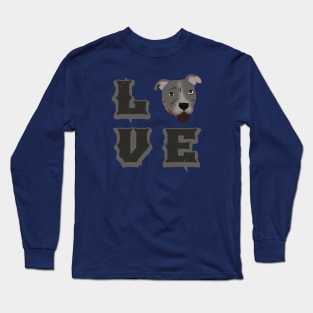 Love Pitbull Long Sleeve T-Shirt